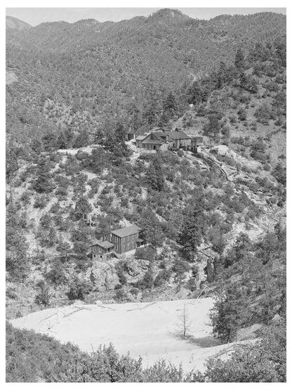 Mogollon Mill and Office Buildings New Mexico 1940