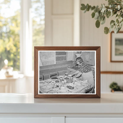 Homesteaders Dinner Preparation in Pie Town New Mexico 1940