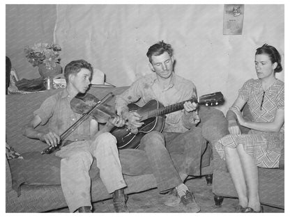 Farmer and Brother by Modified Tractor Pie Town 1940