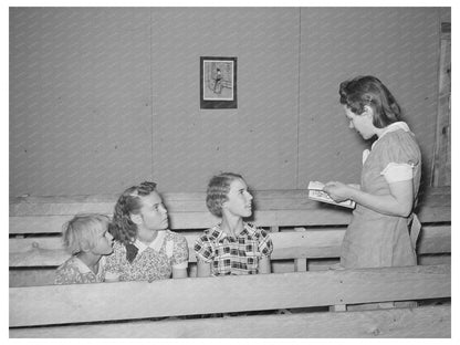 1940 Sunday School Gathering in Pie Town New Mexico