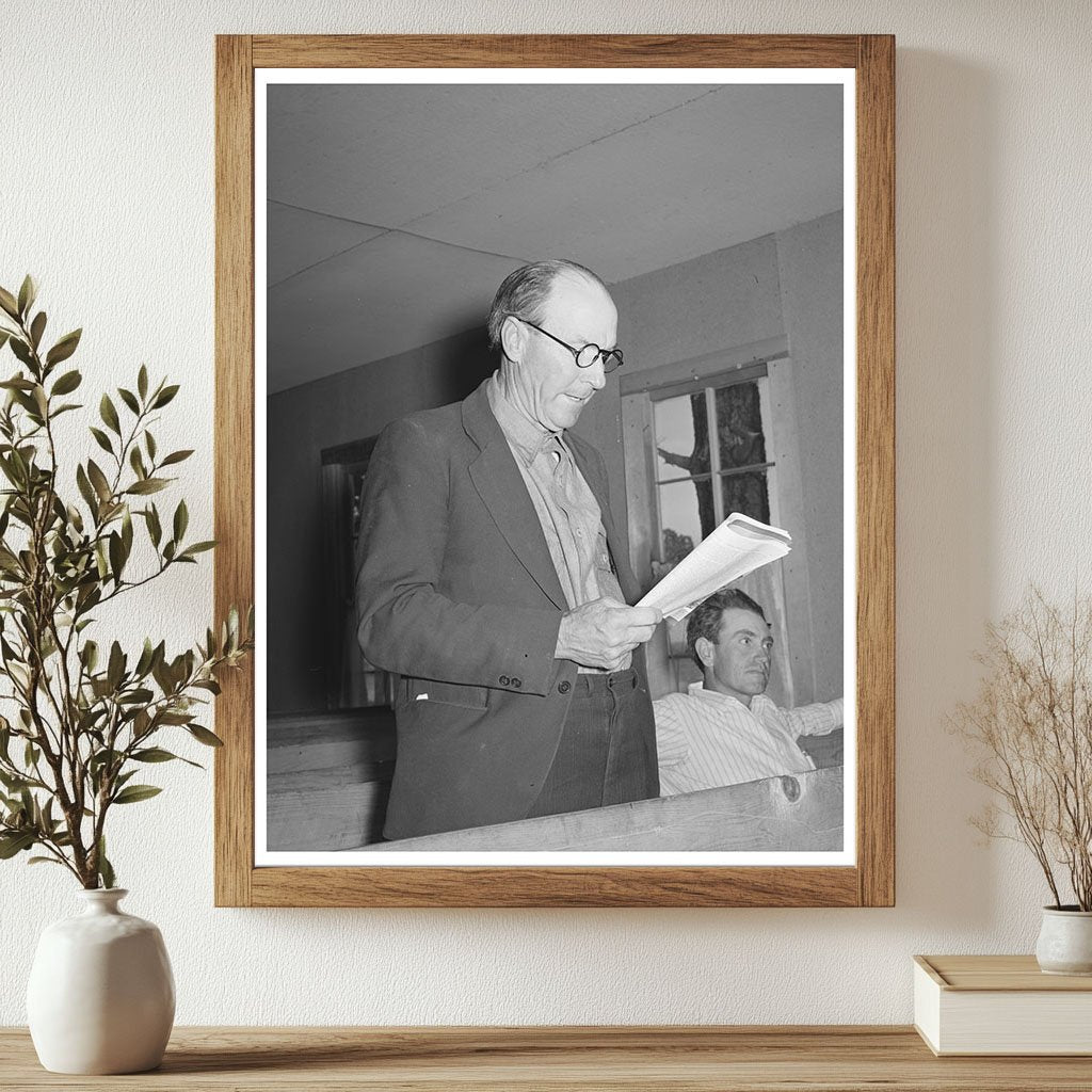 Sunday School Lesson in Pie Town New Mexico 1940