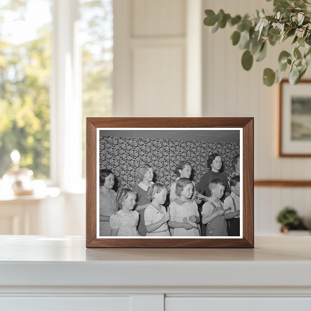 Schoolchildren Musicians in Pie Town New Mexico 1940