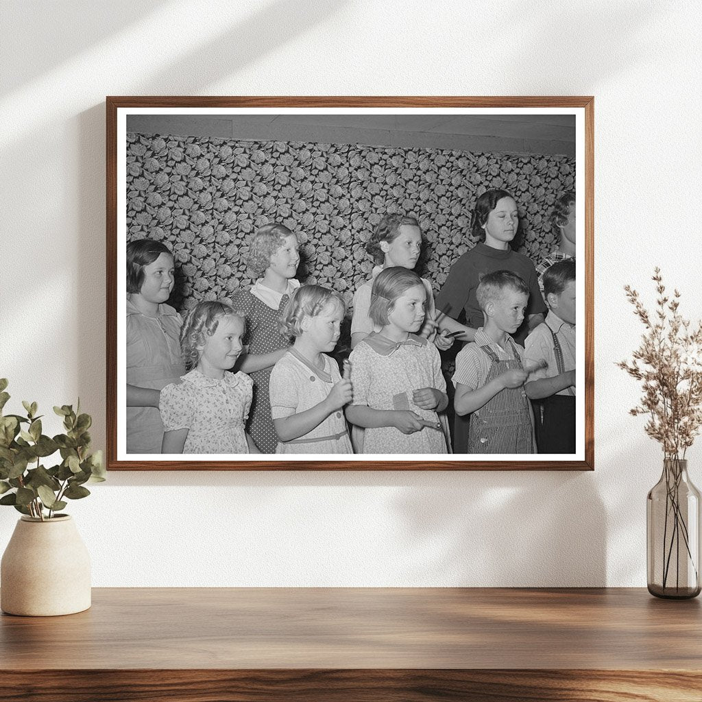 Schoolchildren Musicians in Pie Town New Mexico 1940