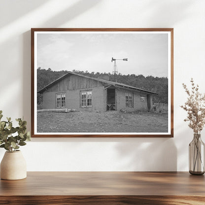 New Adobe House in Pie Town New Mexico 1940