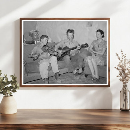 1940 Vintage Photograph of Farmers in Pie Town New Mexico