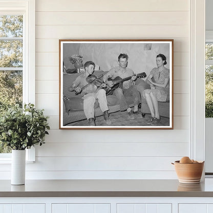 1940 Vintage Photograph of Farmers in Pie Town New Mexico