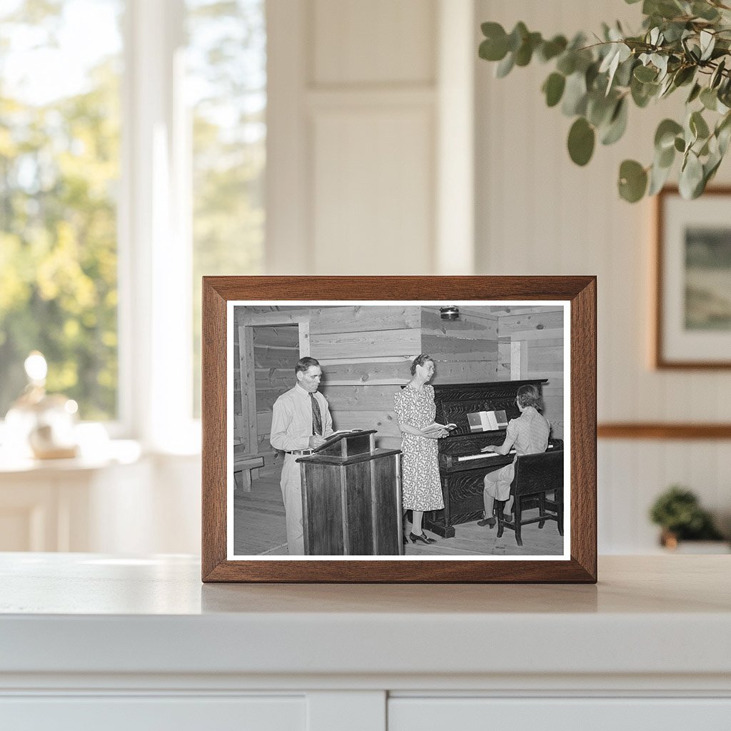 Church Service Gathering in Pie Town New Mexico 1940