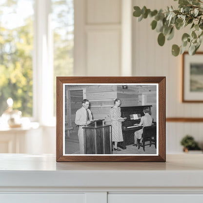 Church Service Gathering in Pie Town New Mexico 1940