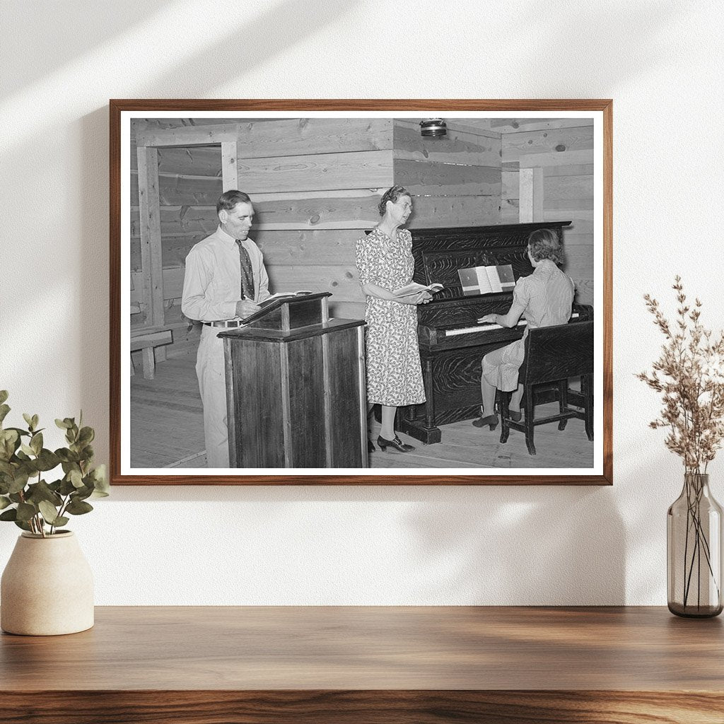 Church Service Gathering in Pie Town New Mexico 1940