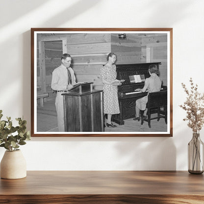 Church Service Gathering in Pie Town New Mexico 1940