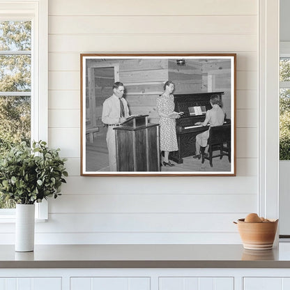 Church Service Gathering in Pie Town New Mexico 1940