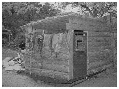 Vintage Shed and Auto Parts in Pie Town New Mexico 1940