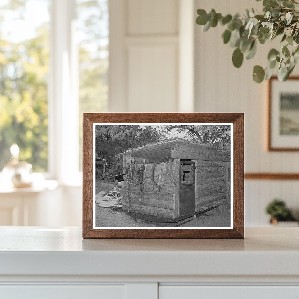 Vintage Shed and Auto Parts in Pie Town New Mexico 1940