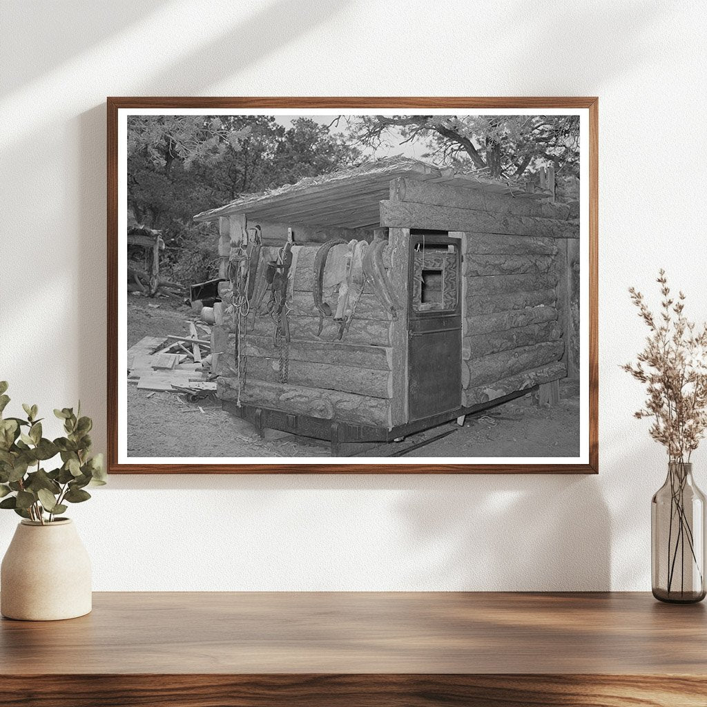 Vintage Shed and Auto Parts in Pie Town New Mexico 1940