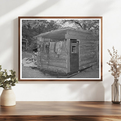 Vintage Shed and Auto Parts in Pie Town New Mexico 1940