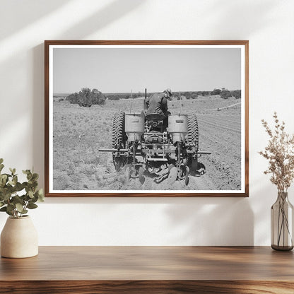 George Hutton Jr. Planting Beans Pie Town New Mexico 1940