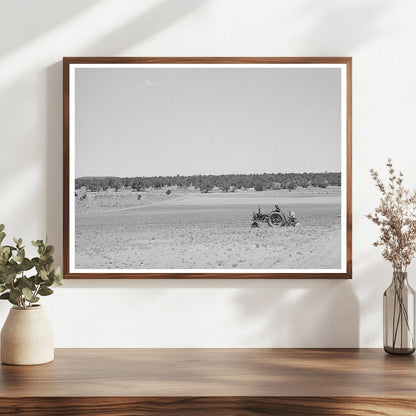 Planting Beans with Tractor in Pie Town New Mexico 1940