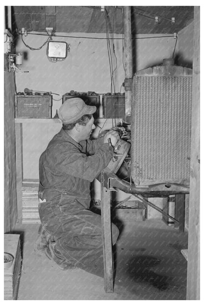 George Hutton Jr. Working on Electric Plant 1940