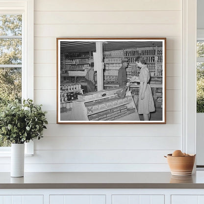 Clerk Dusting Merchandise in Pie Town New Mexico 1940