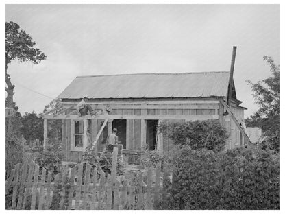 1940 House Construction in Pie Town New Mexico