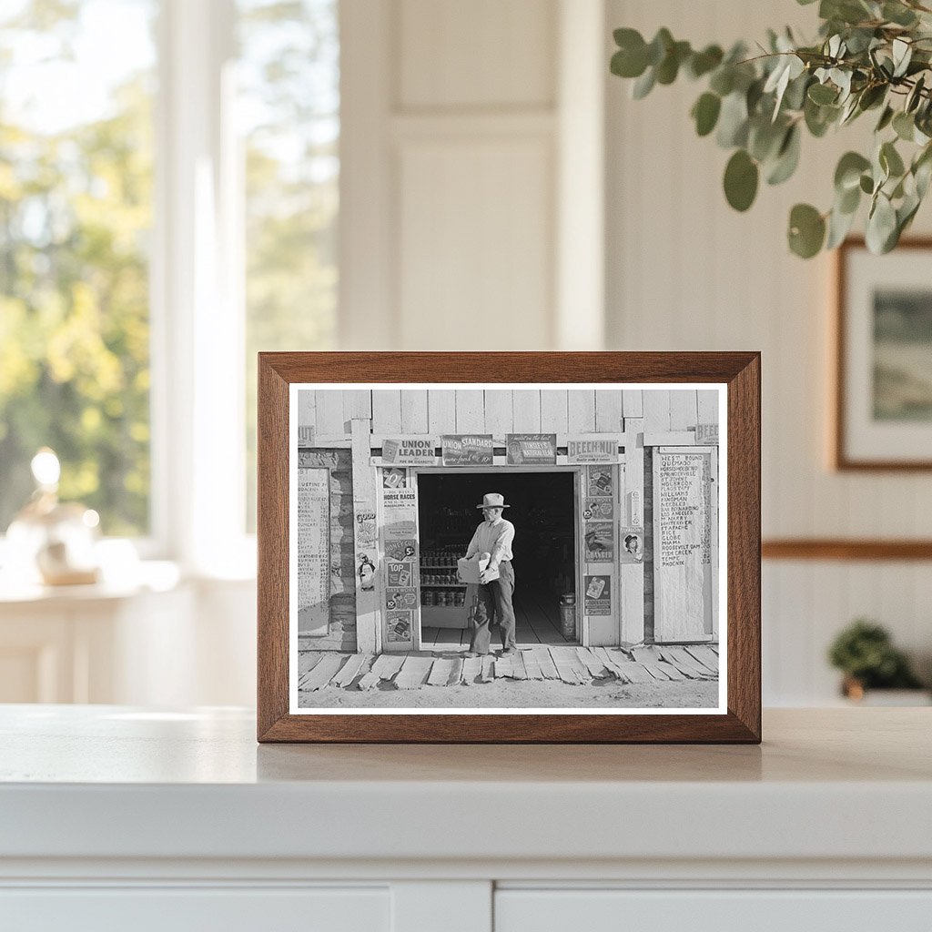Mr. Keele at His General Store in Pie Town New Mexico 1940