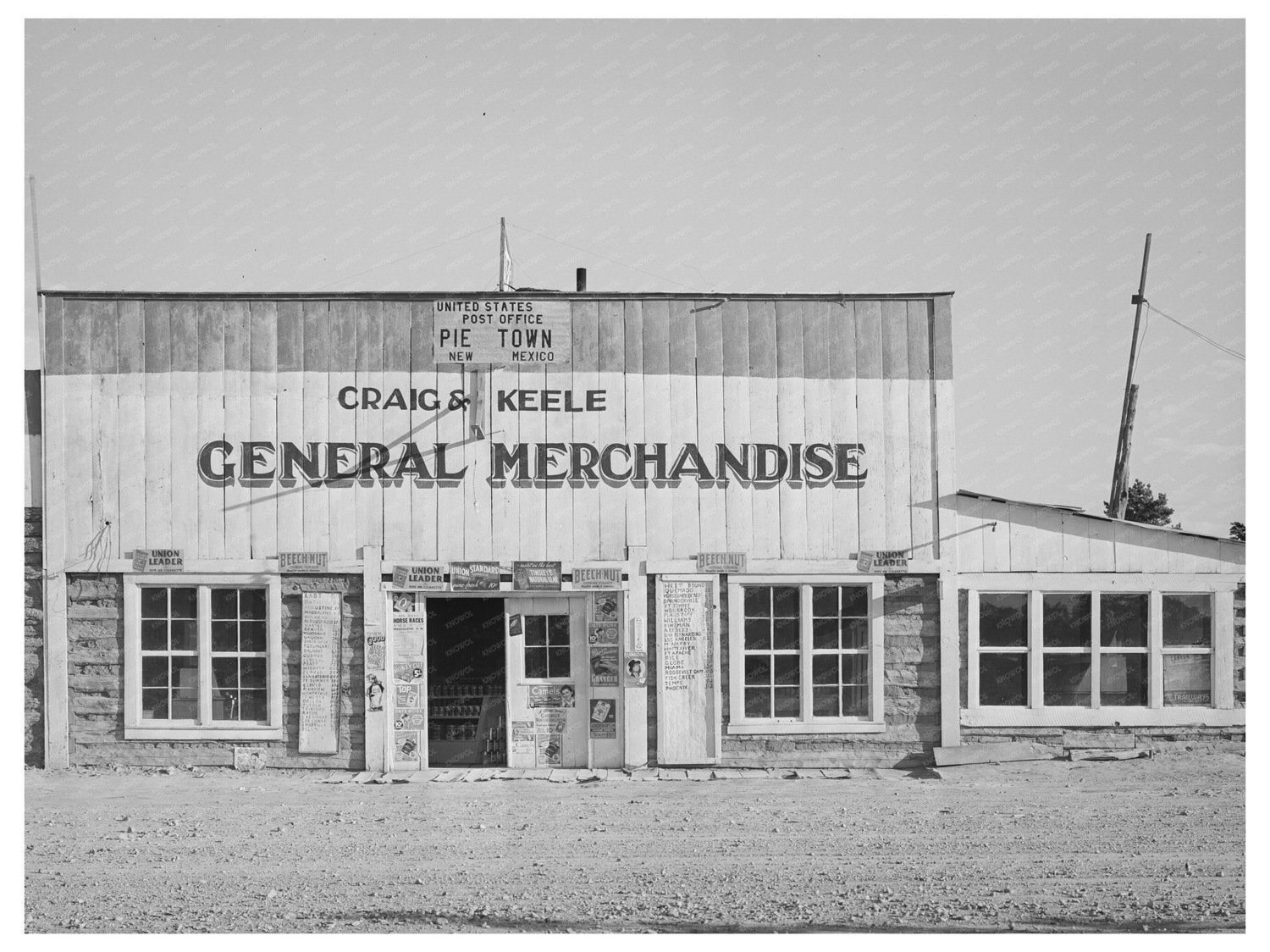General Store in Pie Town New Mexico June 1940