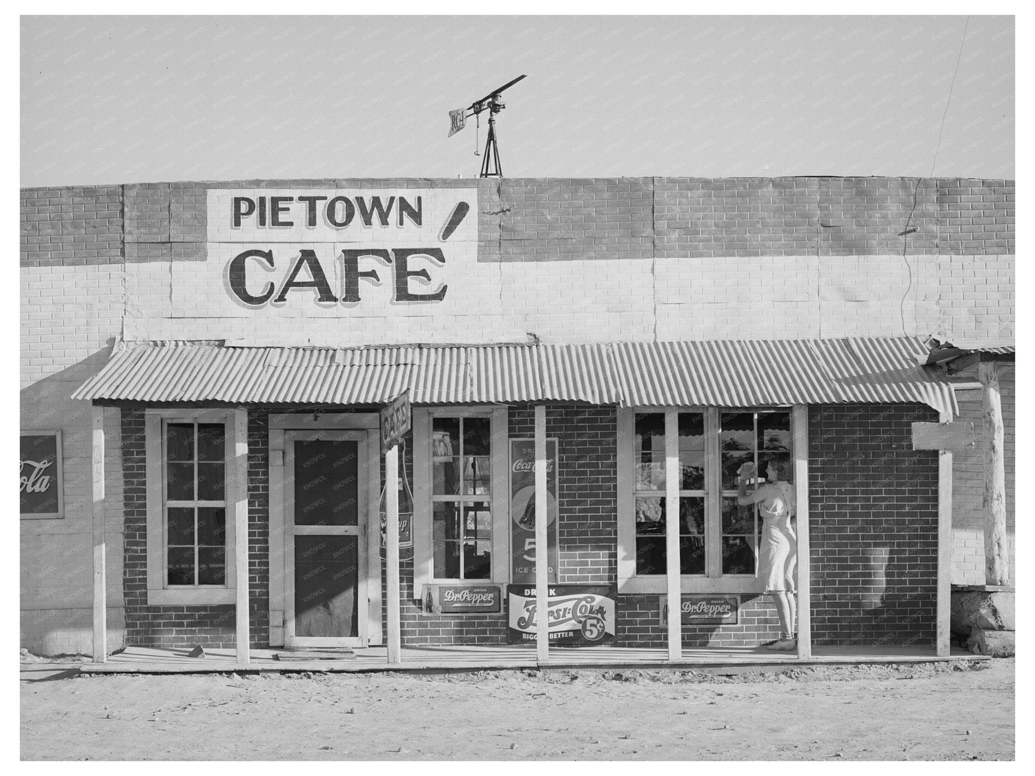 Cafe in Pie Town New Mexico June 1940