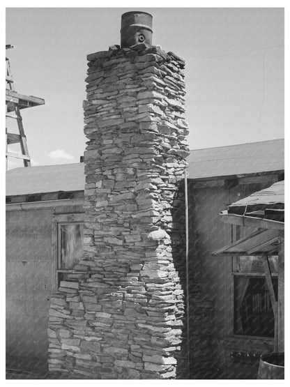 Hutton Family Home Chimney Pie Town New Mexico 1940