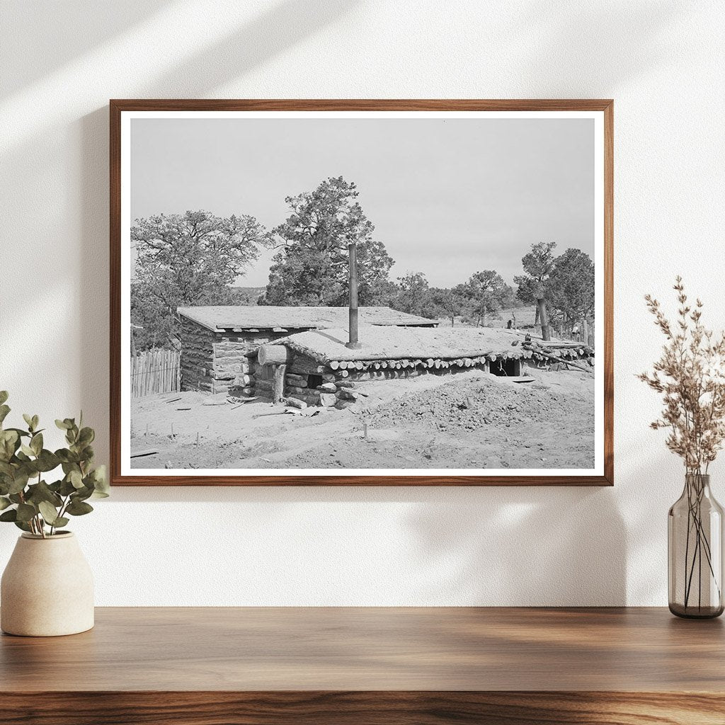 Dugout Home of Jack Whinery in Pie Town New Mexico 1940