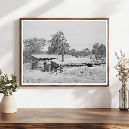 Dugout Home of Jack Whinery in Pie Town New Mexico 1940