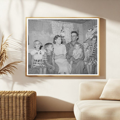 Whinery Family in Dugout Pie Town New Mexico June 1940