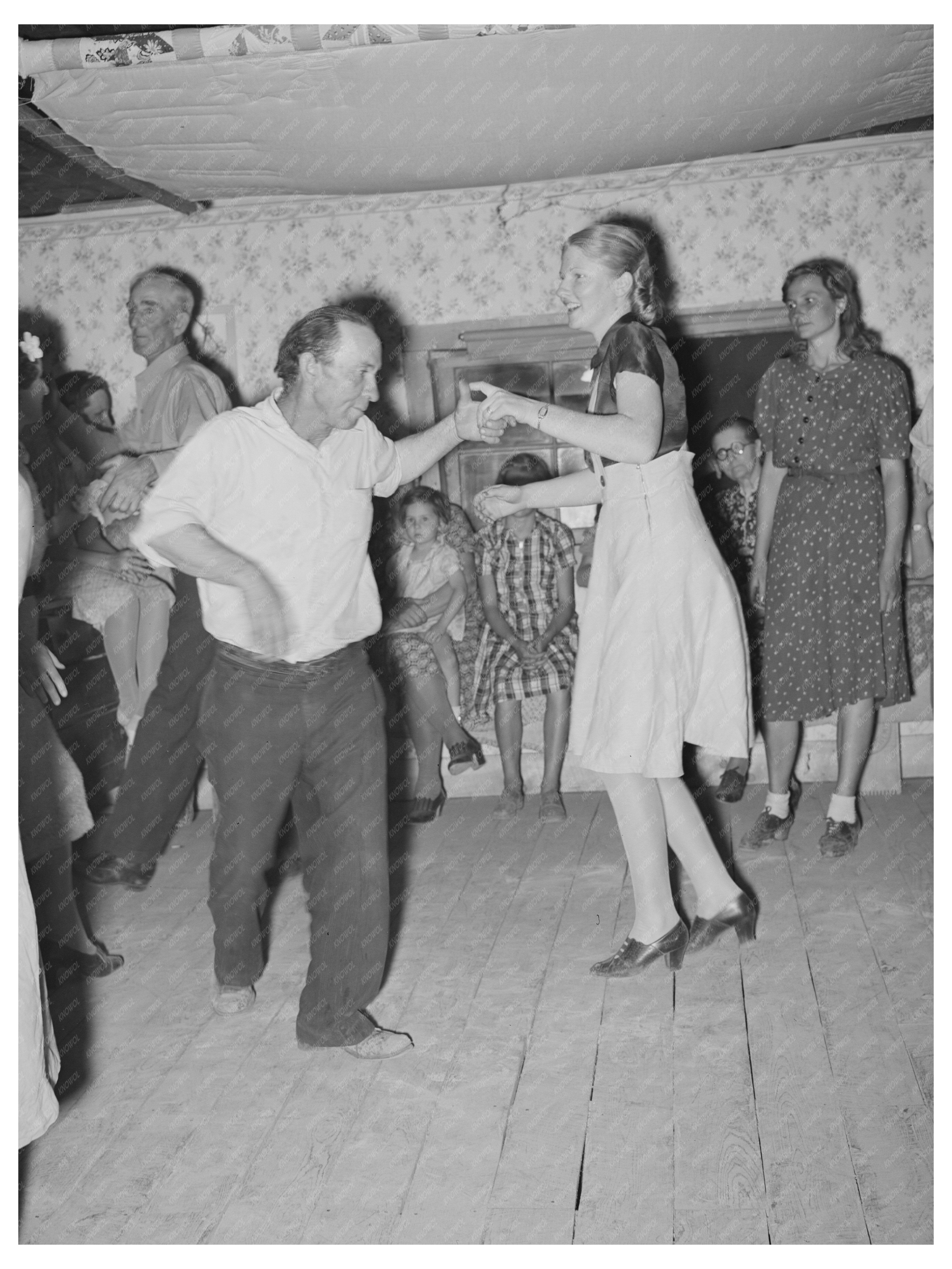 Square Dance in Pie Town New Mexico June 1940