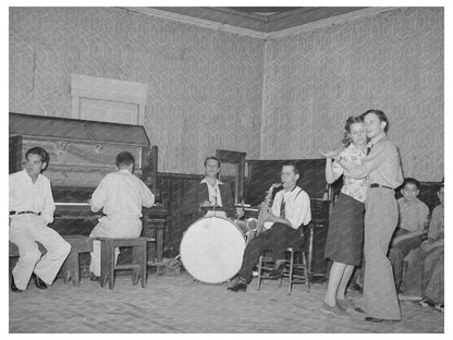 1940 Orchestra and Dancers at Mogollon Payday Dance