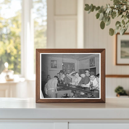 1940 Vintage Barroom Scene in Mogollon New Mexico