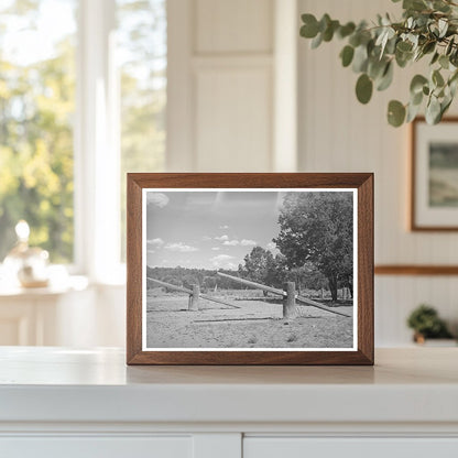Homemade Seesaw at Country School Pie Town New Mexico 1940
