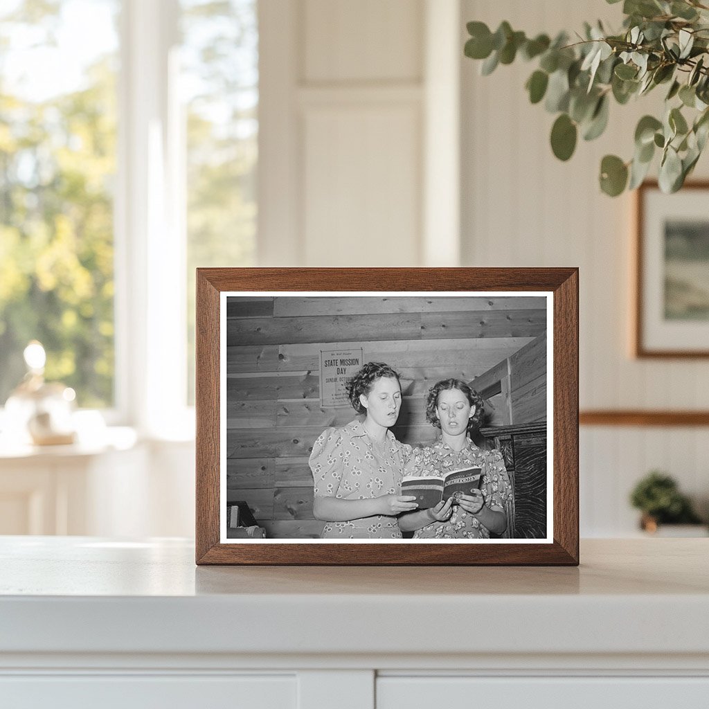 Sisters Duet at Pie Town Community Event June 1940