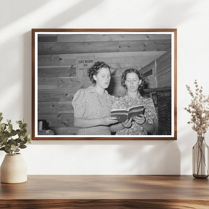 Sisters Duet at Pie Town Community Event June 1940