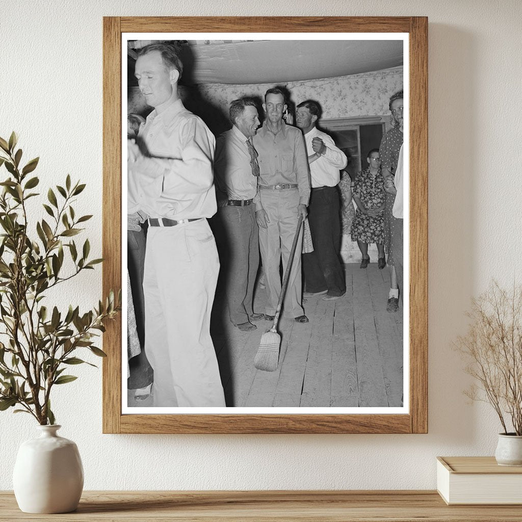 Broom Dance at Square Dance Pie Town New Mexico 1940