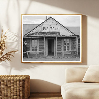 Hotel Entrance in Pie Town New Mexico June 1940