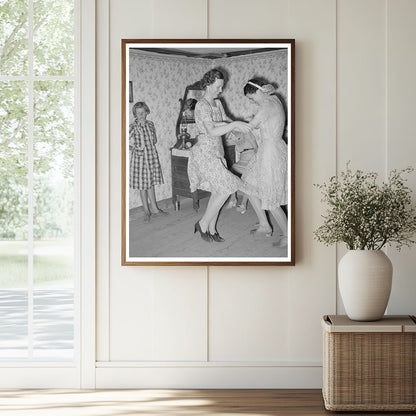 Dancers at Square Dance in Pie Town New Mexico June 1940