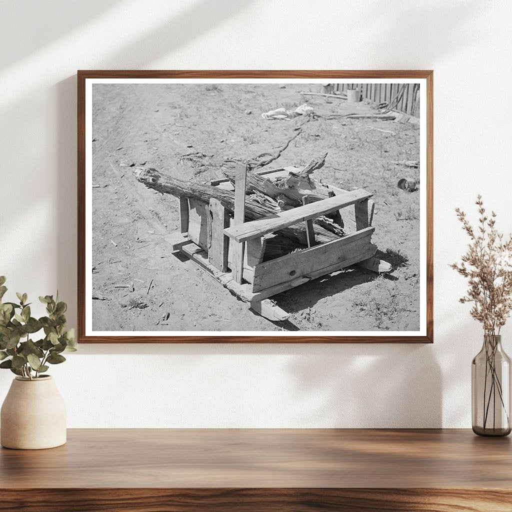 1940 Wood Hauling Sled on Pie Town Farm New Mexico