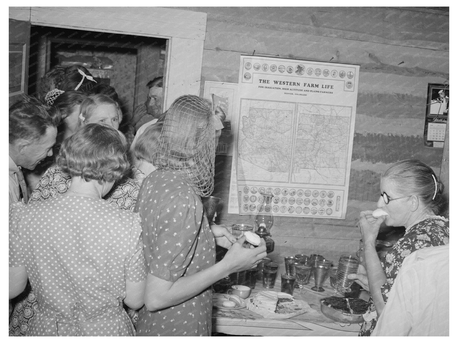 1940 Square Dance Gathering in Pie Town New Mexico