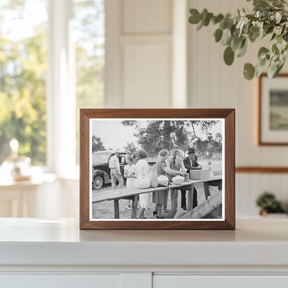 Dinner on the Grounds Pie Town New Mexico June 1944