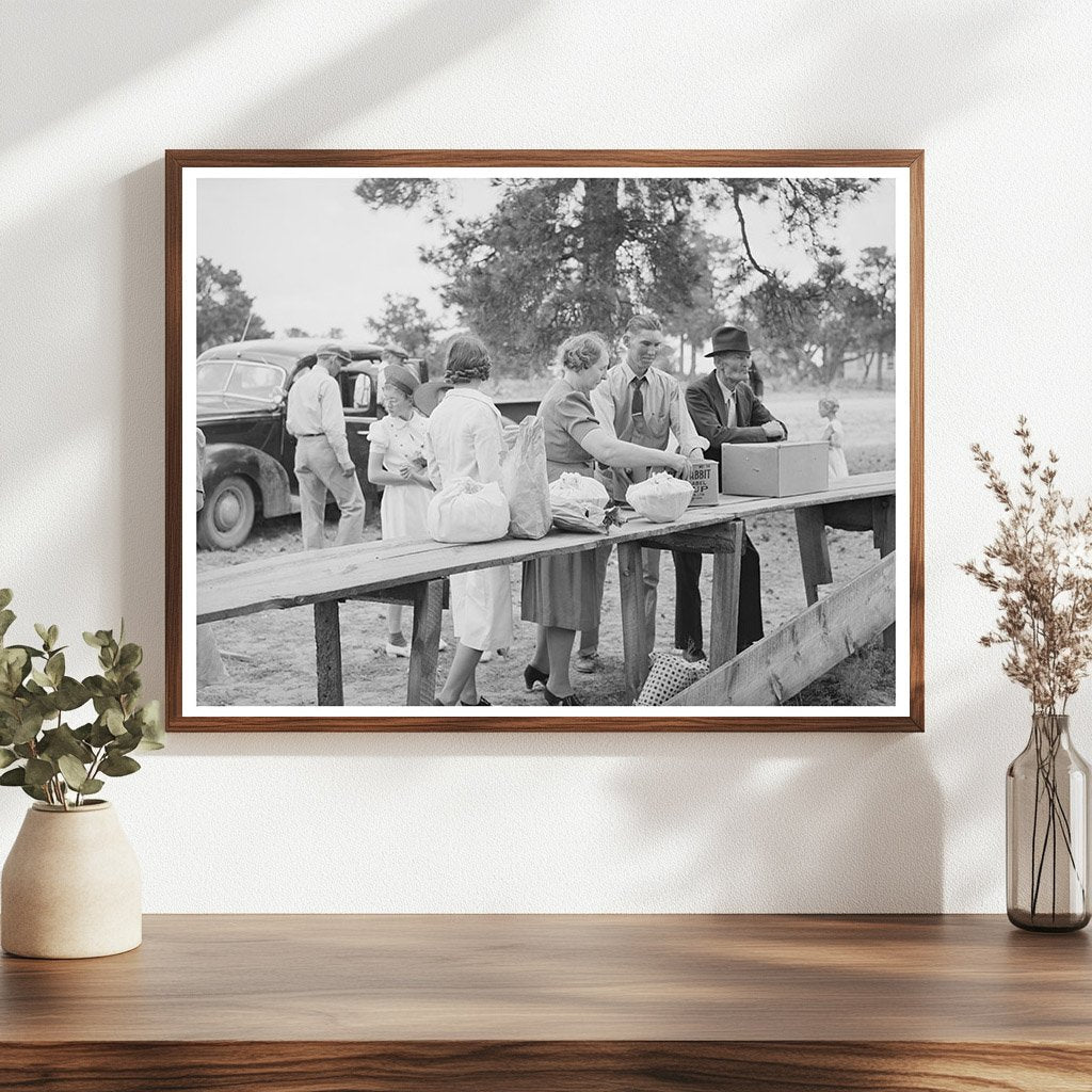 Dinner on the Grounds Pie Town New Mexico June 1944