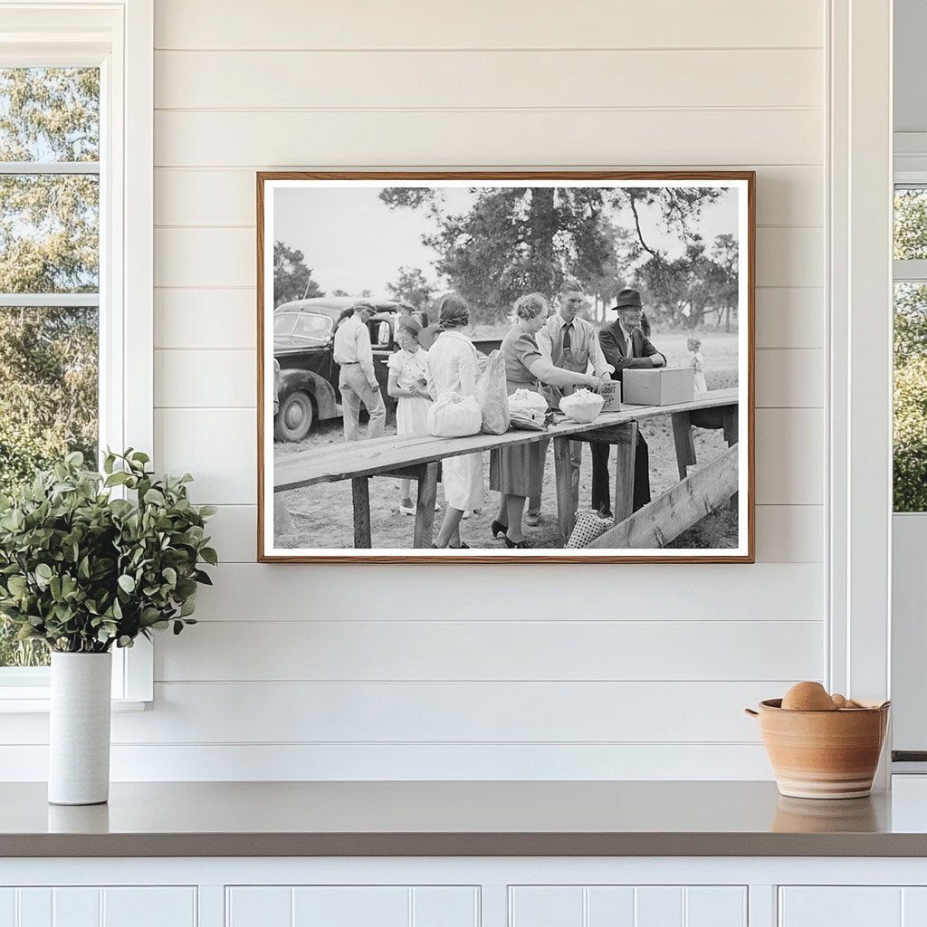 Dinner on the Grounds Pie Town New Mexico June 1944