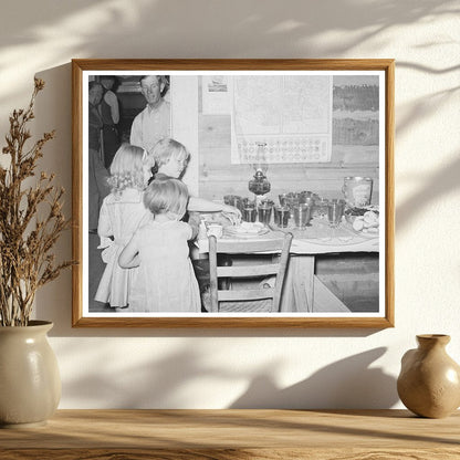 Children Enjoying Refreshments at Square Dance Pie Town 1940