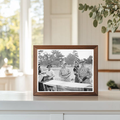 Farm Women Prepare Dinner at Community Sing Pie Town 1940