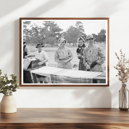 Farm Women Prepare Dinner at Community Sing Pie Town 1940