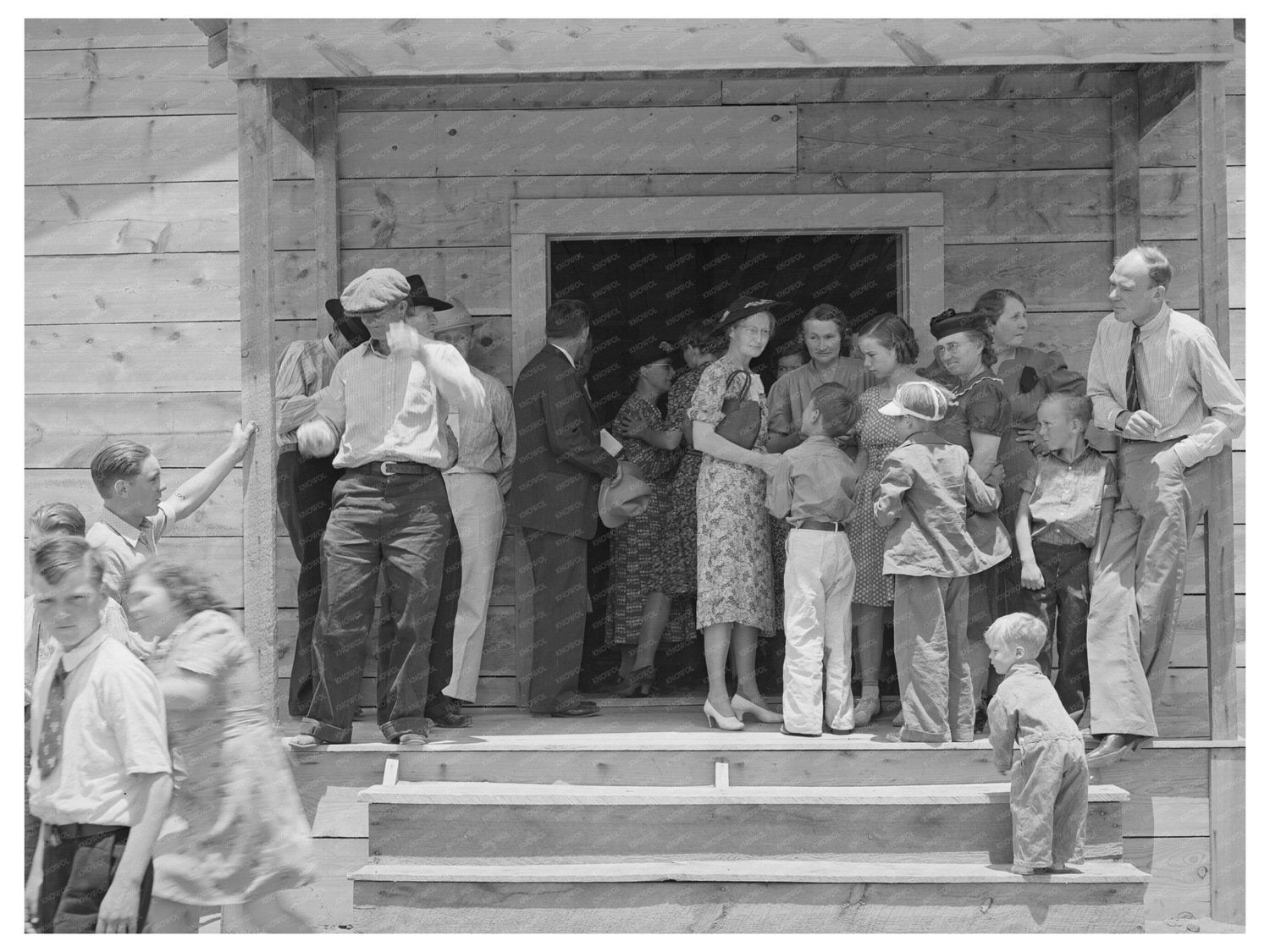 Pie Town New Mexico Community Gathering June 1940