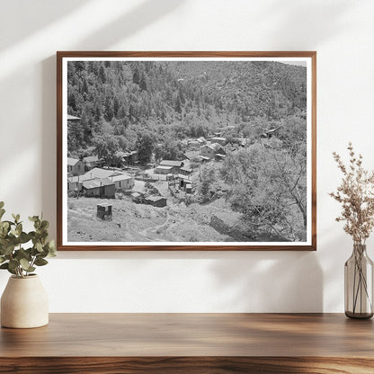 Aerial View of Mogollon New Mexico June 1940